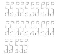 LIGSLN Lot de 25 cales de clôture en acier inoxydable pour empêcher les panneaux de cliquetis et réduire le bruit