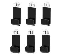 LIGSLN Lot de 6 étagères murales en acrylique avec dos adhésif sécurisé pour décoration de la maison