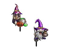 LIGSLN Panneau de sorcière coloré en acrylique pour Halloween, décoration polyvalente pour la maison, les festivals, les vacances, les fêtes, la cour