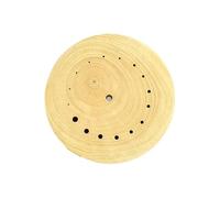 LIGSLN Tampon de montre en buis robuste idéal pour le réglage fin des trains et équilibrage des aiguilles dans les montres, Perforé