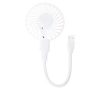 LIGSLN Ventilateur USB réglable avec interrupteur marche/arrêt, tuyau flexible, silencieux, 1 vitesse, fonctionnement pour intérieur et extérieur, compatibilité 5 V, ventilateur USB à col flexible