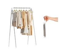 Ligtchser Porte-vêtements de voyage portable pliable pour danse, voyage, camping, sécher, camping-car, intérieur et extérieur. Un mini porte-vêtements pliable.