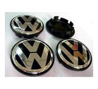 Liguanghui 4 X Caches Moyeux Centre Roue Vw Logo Pour Volkswagen 70 Mm Diamètre