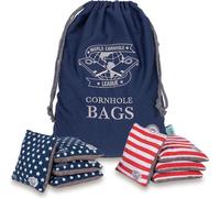 Ligue mondiale de Cornhole Sacs de haricots de Cornhole - 4 étoiles et 4 bandes