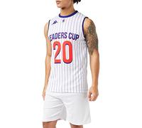 Ligue Nationale de Basket Maillot Blanc Disneyland Paris Leaders Cup 2020 Mixte Adulte, FR : S (Taille Fabricant : S)