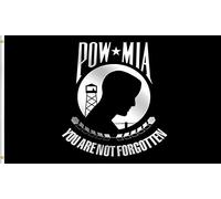 Ligue Nationale Des Familles Des Prisonniers De Guerre/Disparus Au Combat Garden Flag Décoratif Drapeau De Jardin Résistant Aux Intempéries Bannière Pour Porche Extérieur Mur 3X5Ft