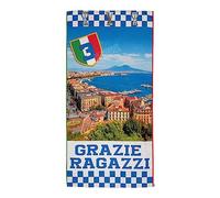 LIGUORO SHOP Napoli Campione d'Italie Serviette de plage Tricolore 3 ° Scudetto Grazie Garçon en microfibre 180 x 90 cm piscine