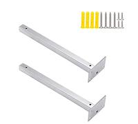 LIGUOYI 2Pcs Acier Inoxydable Bracket, Equerre Etagere Murale, pour Chambre Cuisine Salle De Bain Boutique Atelier, avec Vis, pour Montage Mural, Etagere Murale INOX, Équerres De Fixation