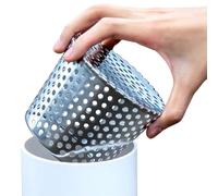 LIGUOYI Couvercle De Vidange De Sol En Acier Inoxydable, Vidange À Maille Conique 50mm À 160mm Couvercle De Bonde Antiblocage, Siphon De Sol Encastrable Rond Pour Extérieur(50mm)