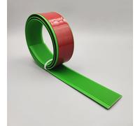 LIGUOYI Marchette Escalier Bande De Adhesif, Bandes Antidérapantes De Marche PVC L 5 M Et 10 M Découpables Et Flexibles, Nez De Marche Strié pour Marches Et Rampes(Green,10cmx5m)