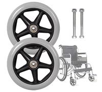 LIGUOYI Roues Avant De Fauteuil Roulant De Diamètre 150/170/190mm, Roues De Remplacement De 2 Pièces pour Fauteuil Roulant, Capacité De Charge De 4 200 Oz, Roues De Rechange pour Déambulateur