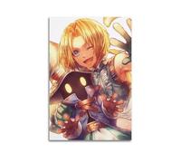 LIHAIXUAN Final Fantasy IX Game Poster sur toile pour décoration murale, 50 x 75 cm, style sans cadre