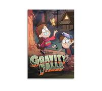 LIHAIXUAN Gravity Falls Poster sur toile - Art mural esthétique - Impressions d'art pour décoration murale - 30 x 45 cm - Style sans cadre