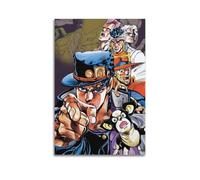 LIHAIXUAN Poster Anime Jojo Bizzare Adventure sur toile - Impression esthétique pour décoration murale - 60 x 90 cm - Style sans cadre