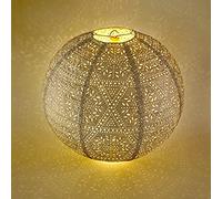 LIHAO 12''(30cm) Lanterne en Papier Ronde Blanc, Lampion Originale pour Décoration de Fête et Mariage
