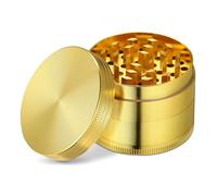 LIHAO 2”(5cm) Grinder en Zinc Alliage en 4 pièces - Doré