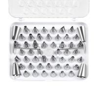 LIHAO 55pcs Douilles Ptisserie en Acier INOX pour Poche à Douille Décoration Gteau