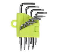 LIHAO Clés torx coudée, kit de 8 pièces clés allen T5 T6 T7 T8 T9 T10 T15 T20
