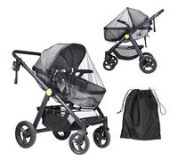 LIHAO Moustiquaire Poussette Universelle Bebe pour Landau Bebe Berceau, Auto-siège, Lit Parapluie, Protection Anti Moustique et Guêpe, Accessoires de Poussettes