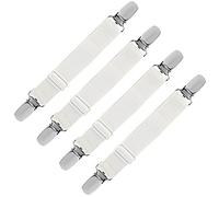 LIHAO Tendeur Drap Housse Élastique, Fixation Attache Sangle de Maintien Ajustable pour Drap Lit, Canapé, Housse de Repassage