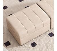 LIHDNGXM Banc Ottoman de Rangement Extra Long en Similicuir avec Compartiment caché, Banc rembourré pour Pied de lit, Repose-Pieds pour Chambre et Salon(White,60x45x43 Narrow)
