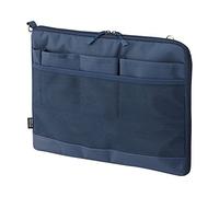 Lihit Lab A7681-11 Housse pour Ordinateur Portable imperméable et Anti-Taches Bleu Marine 34 x 9,8"