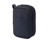 LIHIT Lab A7765-24 Pochette à Gadgets, Double, 12,7 x 9,1 x 21,6 cm, Noir
