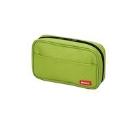 Lihit Lab Étui à stylo à fermeture éclair 7,9 × 2 × 4,7 pouces, jaune vert (A7551-6)