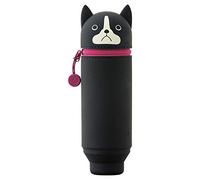 LIHITLAB PuniLabo A7712-8 Trousse à stylos avec Support Motif Terrier de Boston 6,1 x 19,8 cm
