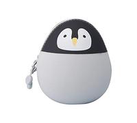 Lihit Lab PuniLabo Pochettes à fermeture éclair en forme d'œuf, 2,2 x 2,4 cm, pingouin (A7782-10)