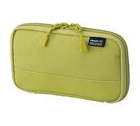 Lihit Lab.Smart Fit Étui à stylos compact (trousse) Jaune/vert