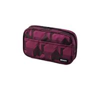 Lihit Lab Trousse à stylos à fermeture éclair, 19,9 x 5,1 x 12,9 cm, marron camouflage (A7551-133)