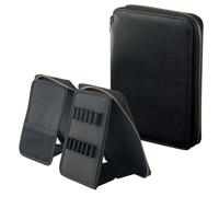 Lihit Lab XCOA Trousse à crayons, noir profond, Étui à stylo