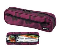 LIHITLAB Étui pour stylo 9,4 x 1,8 x 7,6 cm Motif camouflage Bordeaux (A7552-133)