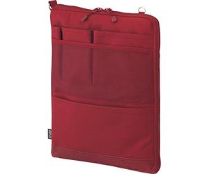 LIHITLAB Housse verticale pour ordinateur portable, imperméable et anti-taches, pour sac à dos, 13,4" x 9,8", rouge (A7683-3)