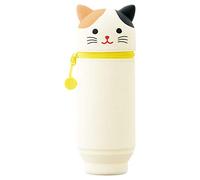 LIHITLAB PuniLabo Étui à Stylo avec Support pour Stylo, Calico Cat, 1 Count (Pack of 1), Taille L : 7,3 x 20,3 cm