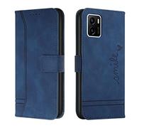 Lihondar Coque pour Vivo Y15S 2021/Y10/Y15A/Y01, Protection Portefeuille Etui à Rabat Housse en Cuir PU avec Antichoc TPU Magnétique Flip Pochette Housse pour Vivo Y15S 2021/Y10/Y15A/Y01 (Bleu)