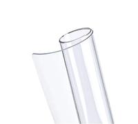 LIHUANE Film de Protection 75 x 185 cm Protège Les Rayures Table Transparente Facile à Nettoyer et Résistante pour L'Intérieur et L'Extérieur, Coins arrondis