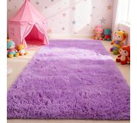 LIHUANE Jeu Antidérapant Tapis 180 x 250 cm Dessous Antidérapant Intérieur Tapis de Sol Lavable en Machine pour Salon Chambre Canapé Natte, Pourpre
