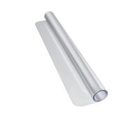 LIHUANE Nappe Rectangulaire 75 x 139 cm Lavable et Résistante Nappe de Protection Transparent - Différentes Tailles pour La Maison et La Cuisine, Coins arrondis