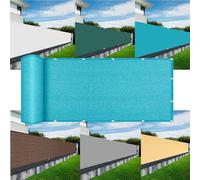 LIHUANE Pare-Soleil 130 x 240 cm Résistant Aux Déchirures et Au Vent Brise Vue Jardin avec Œillets, Attaches de Câble pour Balcon Exterieur Terrasse Jardin et Serre Câble, Bleu Ciel