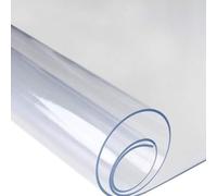 LIHUANE Protection de Table 75 x 185 cm Lavable et Résistante Film de Protection de Table Facile à Nettoyer et Résistante pour La Maison et La Cuisine, Angle Droit