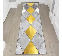 LIHUANE Tapis Couloir 70 x 90 cm sur Mesure - Moderne - Antidérapant Lavable Tapis de Salon Design Abstrait Moderne pour Salle à Manger, Entrée et Porte, Passage, C