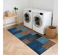 LIHUANE Tapis Cuisine Devant Evier 70 x 180 cm Lavable, à Poils Courts Cuisine Runner Design Abstrait Moderne pour Salle à Manger, Entrée et Porte, Passage, C