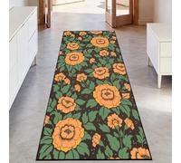 LIHUANE Tapis Cuisine Devant Evier 70 x 180 cm Lavable, à Poils Courts Cuisine Runner Design Abstrait Moderne pour Salle à Manger, Entrée et Porte, Passage, A