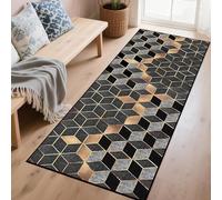 LIHUANE Tapis Cuisine Devant Evier 80 x 90 cm Antidérapant et Lavable Cuisine Runner Design Abstrait Moderne pour Pont, Chambre à Coucher, Salon, Couloir, Balcon, C