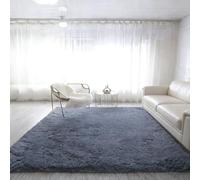 LIHUANE Tapis Moderne 160 x 250 cm Moelleux et Lavable Antidérapant Intérieur Tapis de Sol Antidérapant Lavable en Machine pour Chambre d'enfant, Fille, Garçon, Chambre à Coucher, Gris Foncé