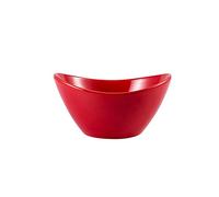 Lihuzmd Grand Bol en céramique, saladier 1300 ML, pour Udon Soba Pho Asian Noodles résistant à la Chaleur au Four Micro-Ondes, 3 Couleurs,Rouge,1300ml