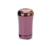 Lihuzmd Moulin à café électrique, Moulin à café en Grains 304 Lame en Acier Inoxydable utilisée pour Le café Ceans/Herbes/Épices/Noix Broyeur électrique,Rose
