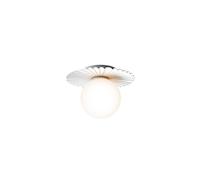 Liila Muuse Applique/ Plafonnier Petit Blanc/Opale